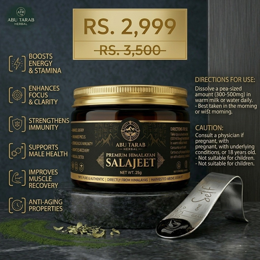 Abu Tarab Premium Himalayan Salajeet – 100% Pure & Organic Resin (25g)